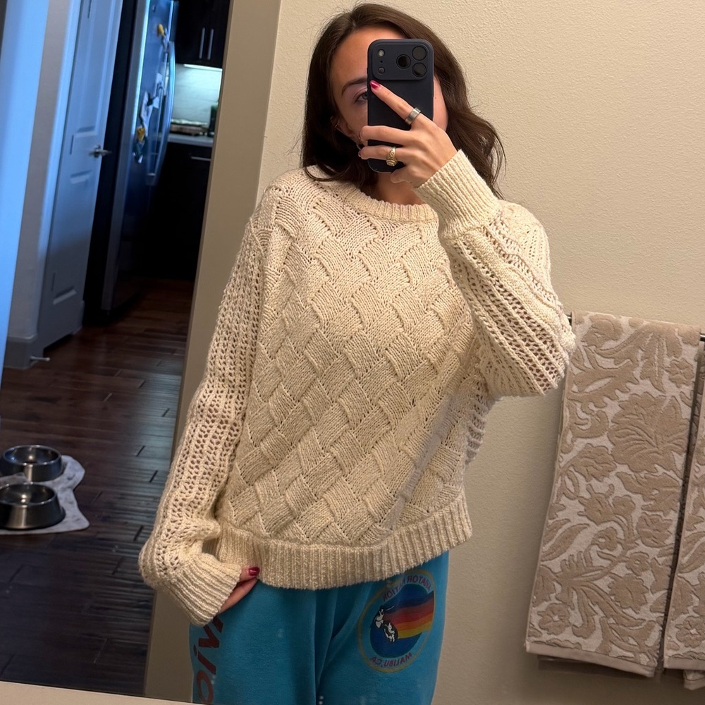 White madewell sweater